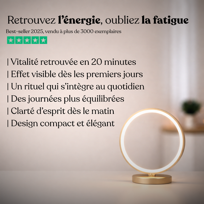 Lampe de luminothérapie SANA – Énergie & équilibre au quotidien