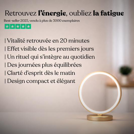 Lampe de luminothérapie SANA – Énergie & équilibre au quotidien